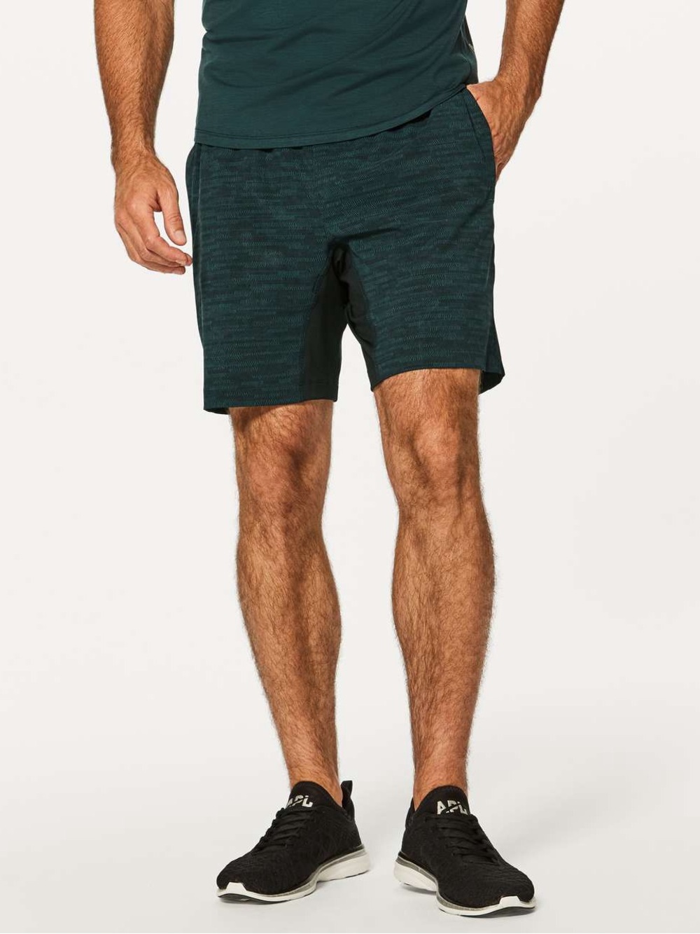 Lululemon T.H.E. Short Linerless 7"
Amplified Dark Emerald Black M